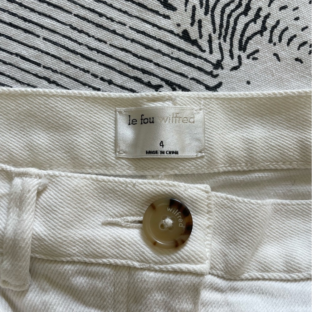 Aritzia Wilfred Patch Front Utility Pants White S… - image 4
